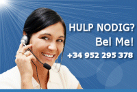 Hulp nodig? Bel me! +34 952 295 378