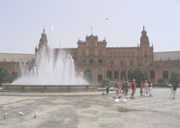 Praça da Espanha em Sevilha