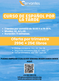 Center accredited by the Cervantes Institute